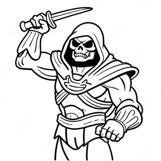 Skeletor Coloring Page | Skeletor coloring page