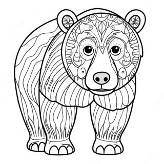 Brown Bear Coloring Page | Brown Bear coloring page