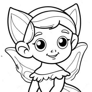 Pixie Coloring Page | Pixie coloring page