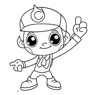 Cyberchase Coloring Page | Cyberchase coloring page