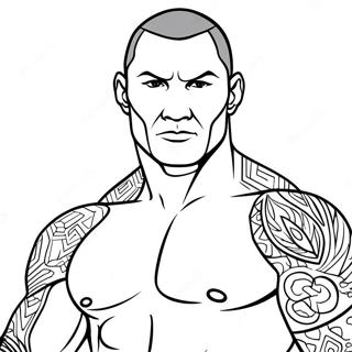Randy Orton WWE Coloring Page | Randy Orton coloring page