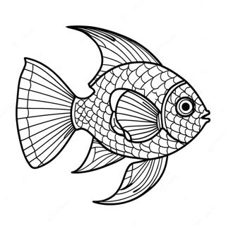 Peces Realistas Para Adultos Páginas para Colorear