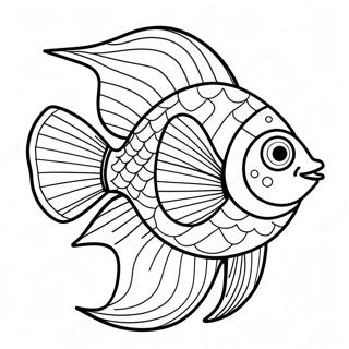 Peixes Realistas Para Adultos Páginas para Colorir