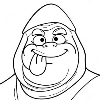 Grimace Páginas para Colorear