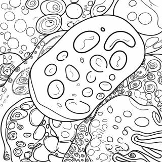Bacteria Coloring Page | Bacteria coloring page