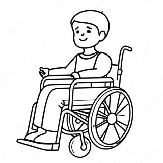 Disability Awareness Coloring Page | Disability coloring page