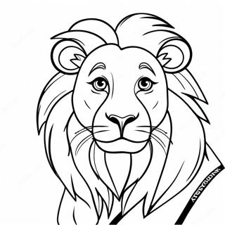 Gryffindor Brave Lion Coloring Page | Harry Potter House coloring page