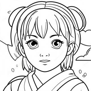 Oshi no Ko Characters Coloring Page | Oshi no Ko coloring page