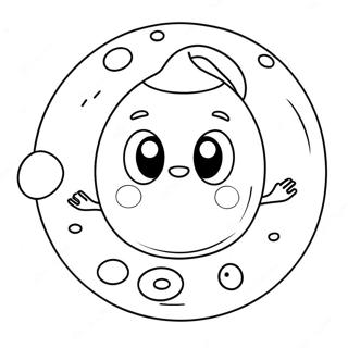 Bubble Fun Coloring Page | Bubble coloring page