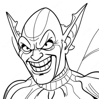 Groene Goblin Kleurplaten