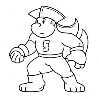Michigan State Mascot Coloring Page | Michigan State coloring page
