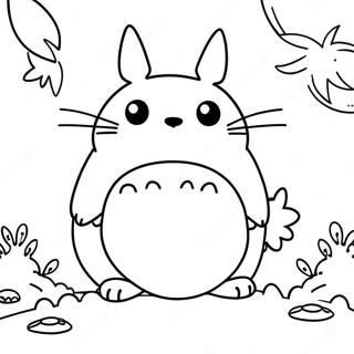 Totoro Coloring Page | Totoro coloring page