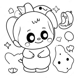 Cute SML Characters Coloring Page | SML coloring page