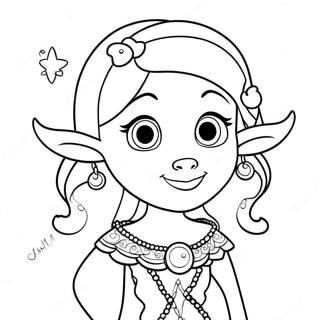 Mia and Me Magical Adventure Coloring Page | Mia and Me coloring page