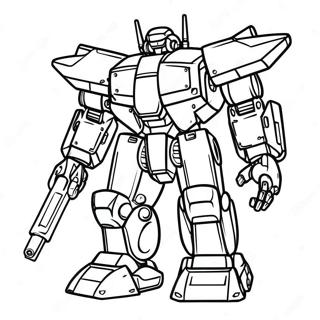 Mecha Builders Coloring Page | Mecha Builders coloring page
