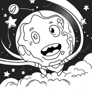 Sobre A Lua Páginas para Colorir