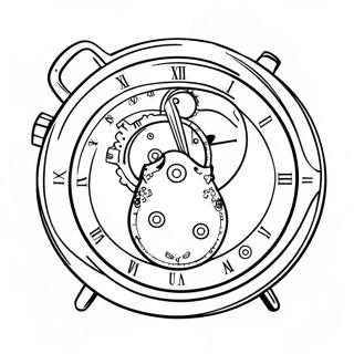 Watch Coloring Page | Watch coloring page