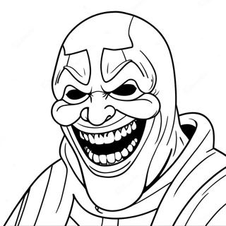 Terrifier Coloring Page | Terrifier coloring page