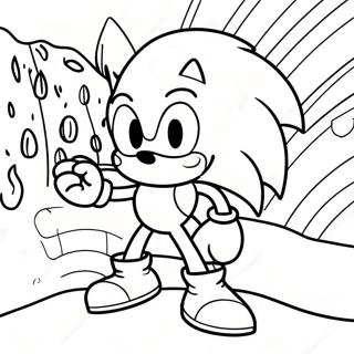 Sonic Underground Coloring Page | Sonic Underground coloring page