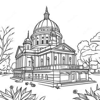 Architecture Coloring Page | Architecture coloring page