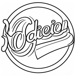 Dairy Queen Logo Coloring Page | Dairy Queen coloring page