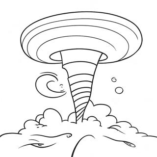 Tornado Coloring Page | Tornado coloring page