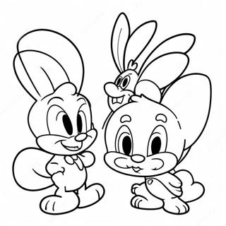 Pequeños Toons Páginas para Colorear