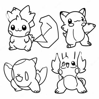Fusion Pokemon Coloring Page | Fusion Pokemon coloring page