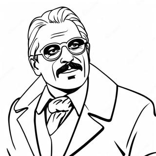 Movie Character Coloring Page | Movie Character coloring page