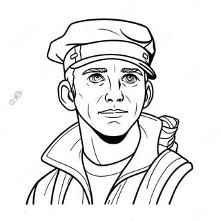 Adventurous Movie Character Coloring Page | Movie Character coloring page