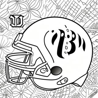 Cincinnati Bengals Logo Coloring Page | Cincinnati Bengals Logo coloring page
