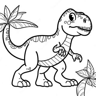 T-Rex Coloring Page | Trex coloring page