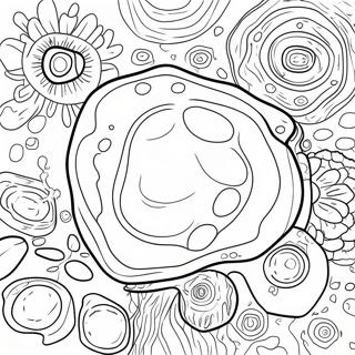 Célula Páginas para Colorir