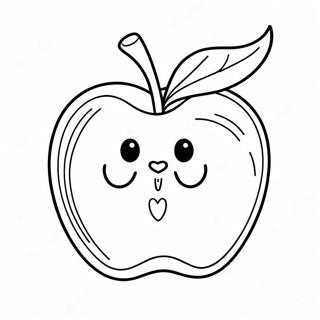A is for Apple Coloring Page | A is for Apple coloring page