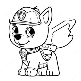 Paw Patrol Tracker Coloring Pages