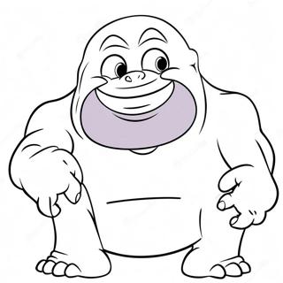Grimace Shake Coloring Page | Grimace Shake coloring page