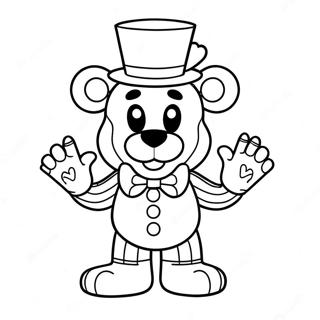 Funtime Freddy Coloring Page | Funtime Freddy coloring page