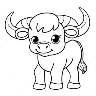 Stier Kleurplaten
