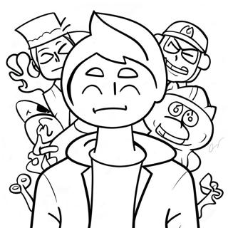 Eddsworld Coloring Page | Eddsworld coloring page