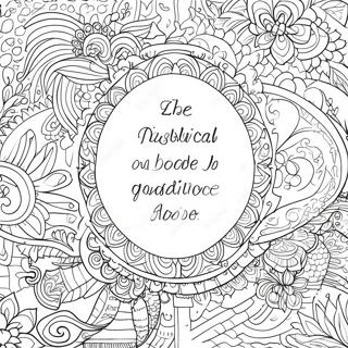 Colorful Spanish Bible Verses Coloring Page | Spanish Bible coloring page