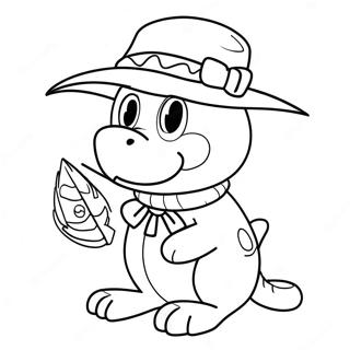 Hooky Coloring Page | Hooky coloring page
