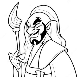 Jafar Coloring Page | Jafar coloring page