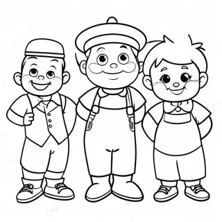 Little Rascals Coloring Page | Little Rascals coloring page