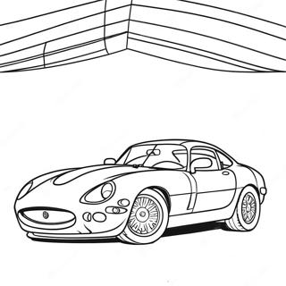 Jaguar Car Coloring Page | Jaguar Car coloring page