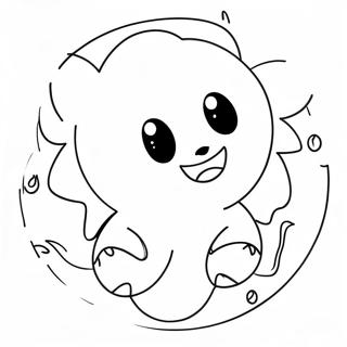 Sun and Moon Pokemon Coloring Page | Sun and Moon Pokemon coloring page