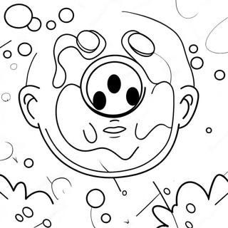 Happy Pain Management Coloring Page | Pain coloring page