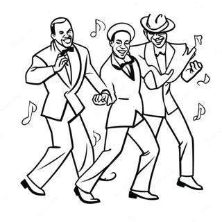 Jazz Dance Coloring Page | Jazz Dance coloring page