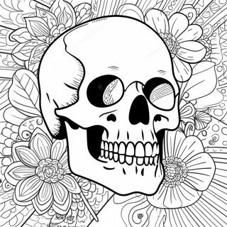 Detailed Skull Anatomy Coloring Page | Skull Anatomy coloring page