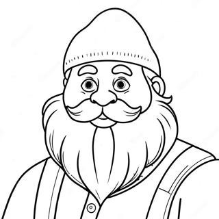 Yukon Cornelius Coloring Page | Yukon Cornelius coloring page