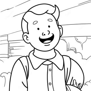 Tintin Páginas para Colorir
